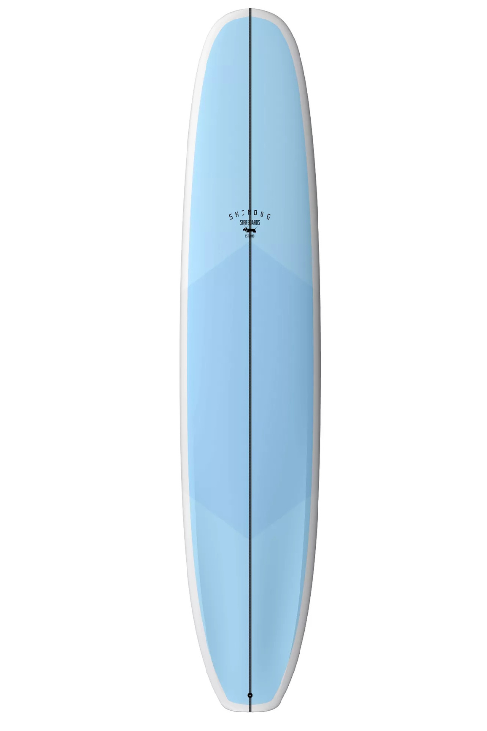 Skindog Thunderbolt Silver Og Double Scoop Surfboard Blue/Gray