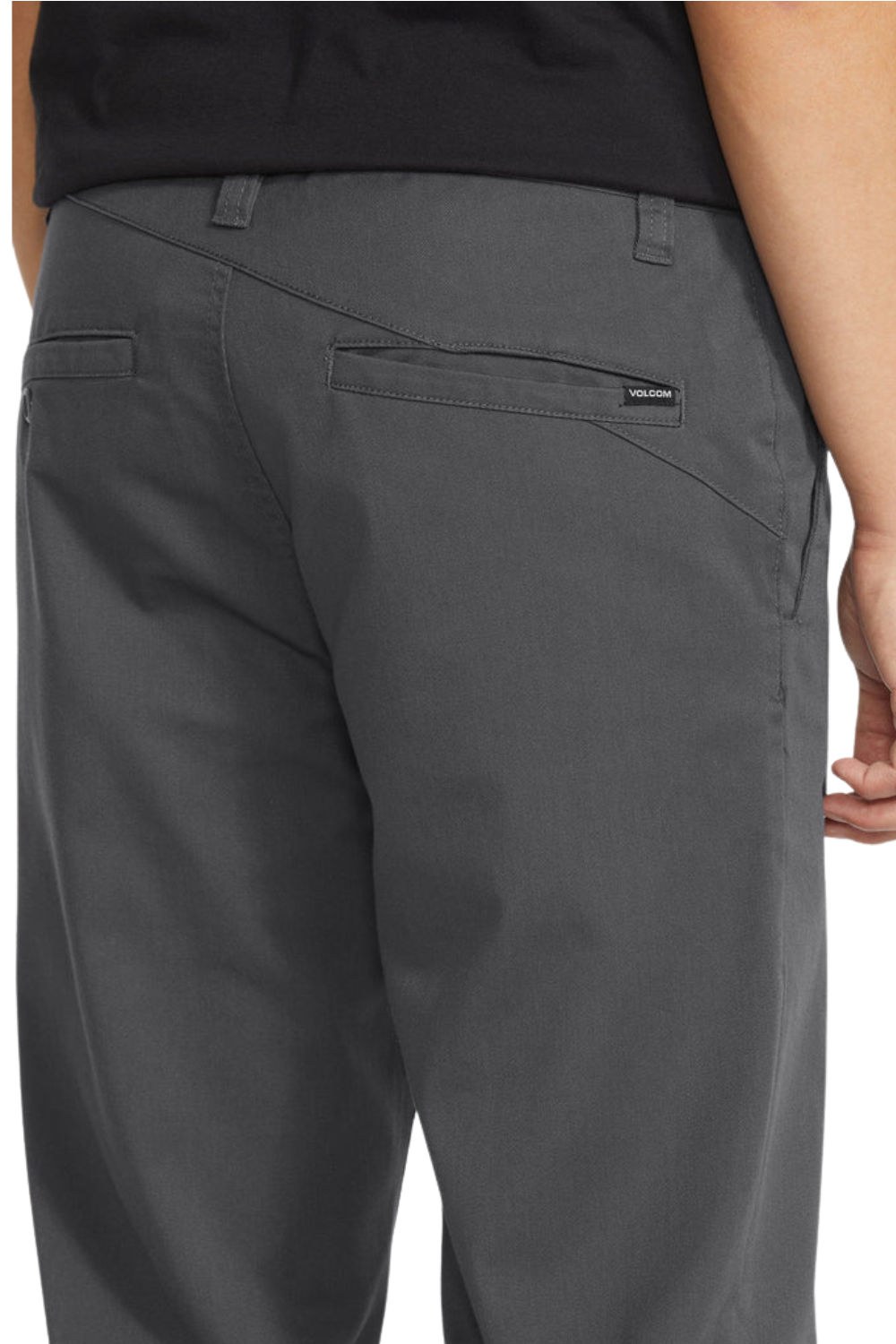 Volcom Frickin Modern Stretch Trousers Charcoal Heather