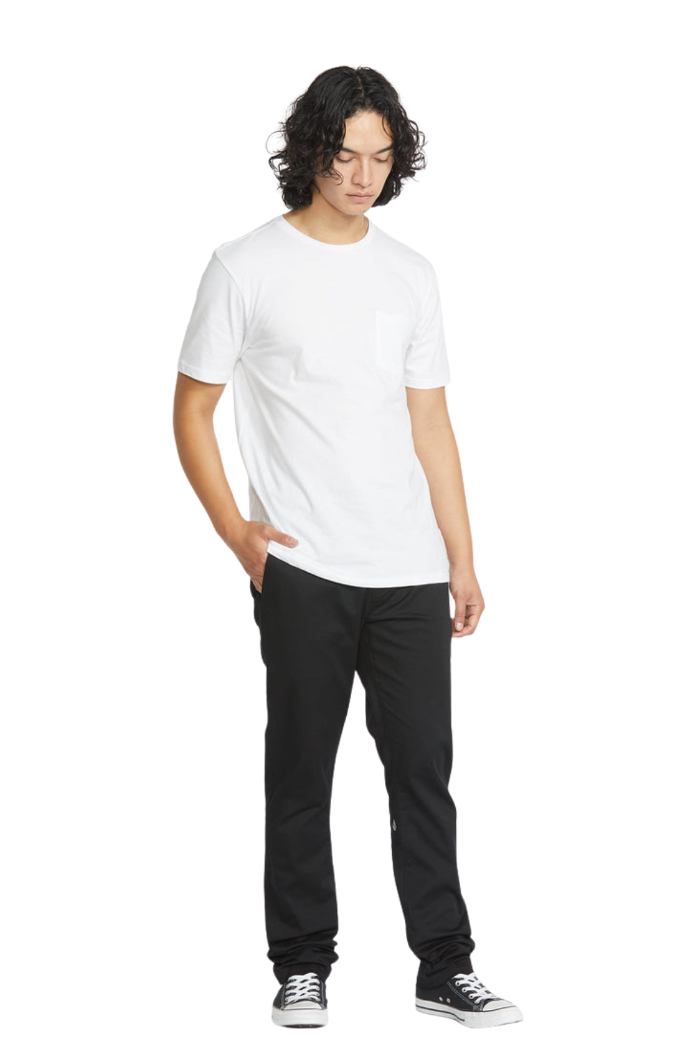 Volcom Frickin Slim Stretch Chino Black