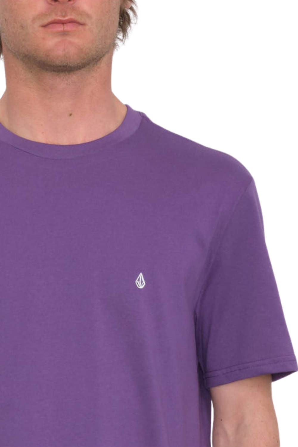 Volcom Stone Blanks Bsc Short Sleeve T-Shirt Deep Purple