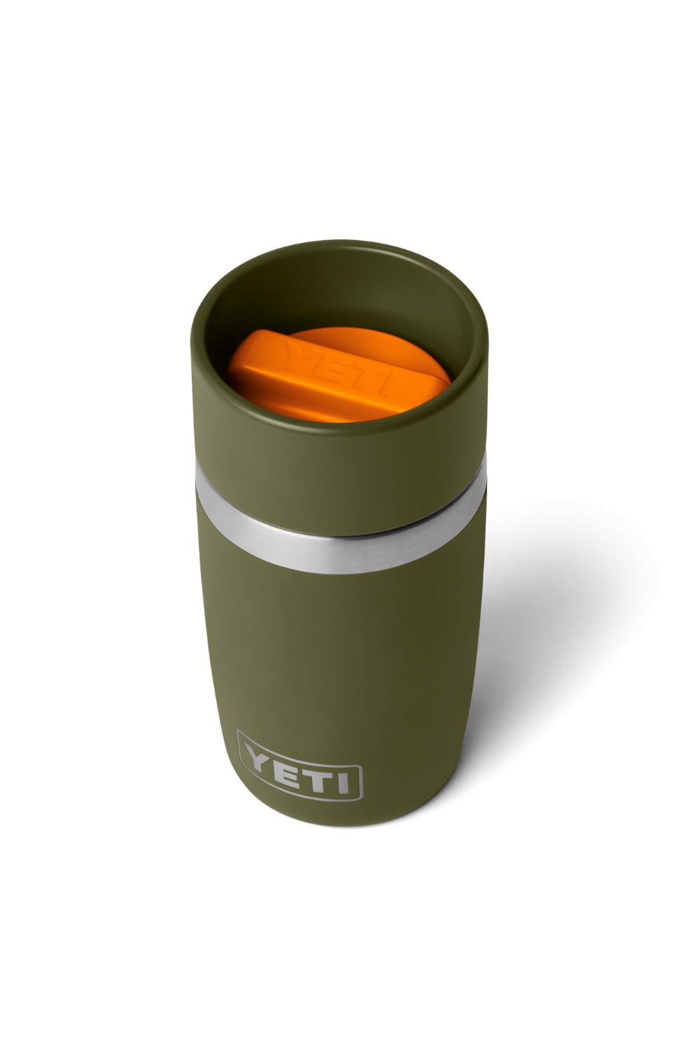 Yeti Rambler 8 Oz Travel Bottle Olive/King Crab Orange