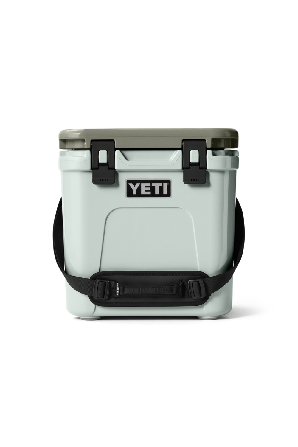 Yeti Coolbox in grey and light blue