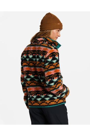Billabong Switchback Pullover Fleece Black Multi