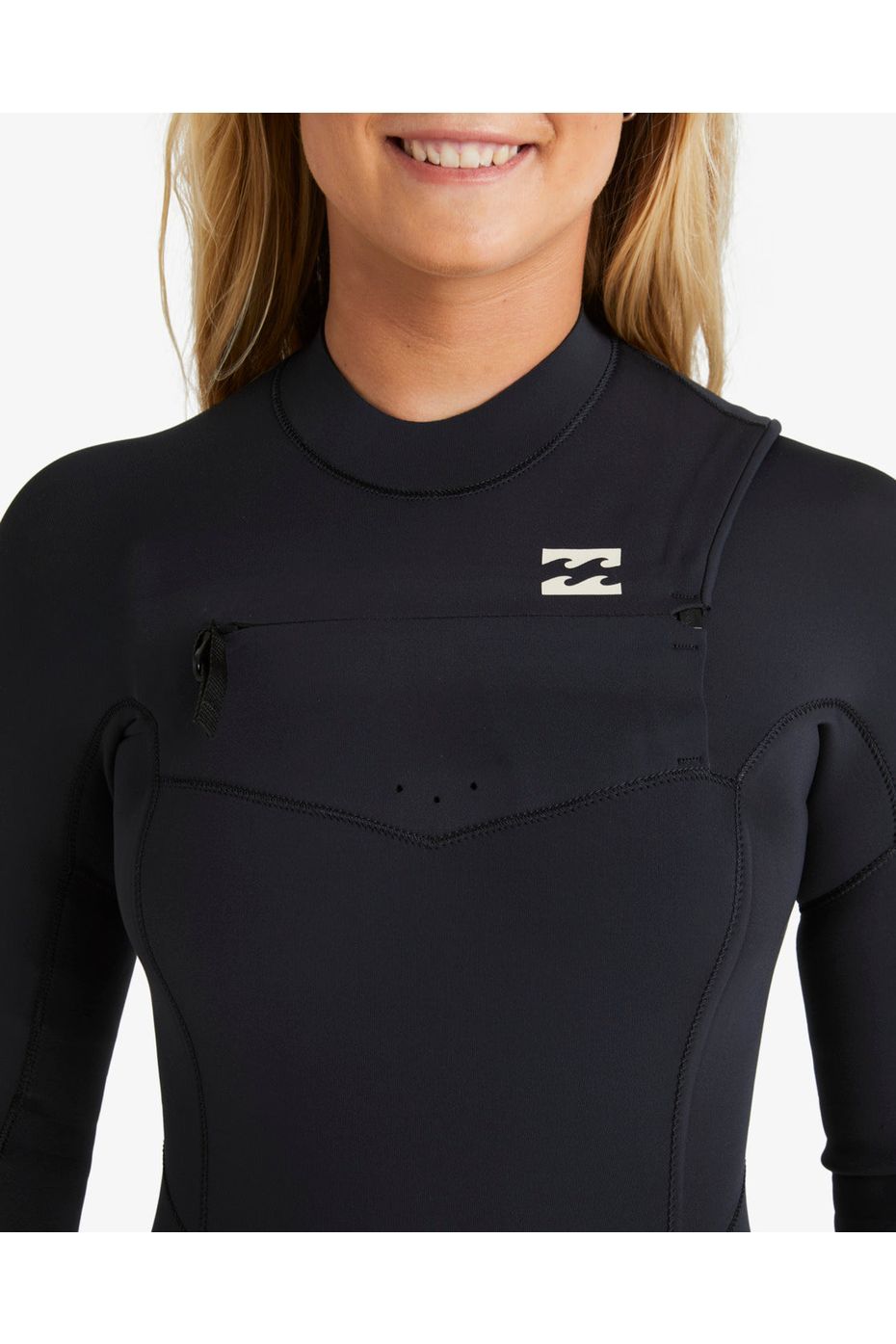 Billabong Womens 5/4 Synergy Natural Chest Zip Wetsuit Night Fall