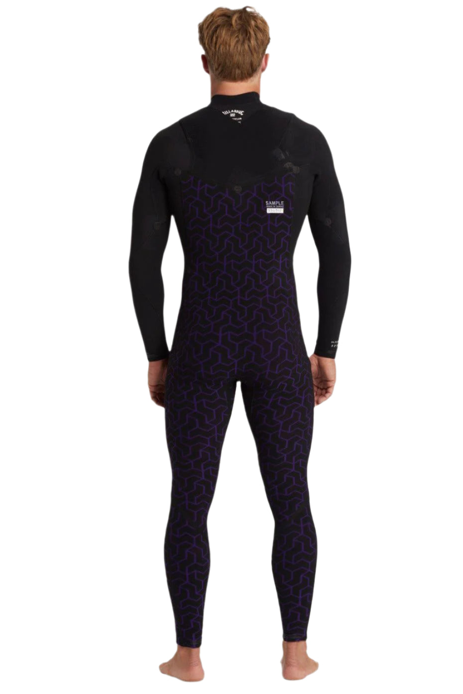 Billabong 4/3 Furnace Natural Chest Zip Wetsuit Black