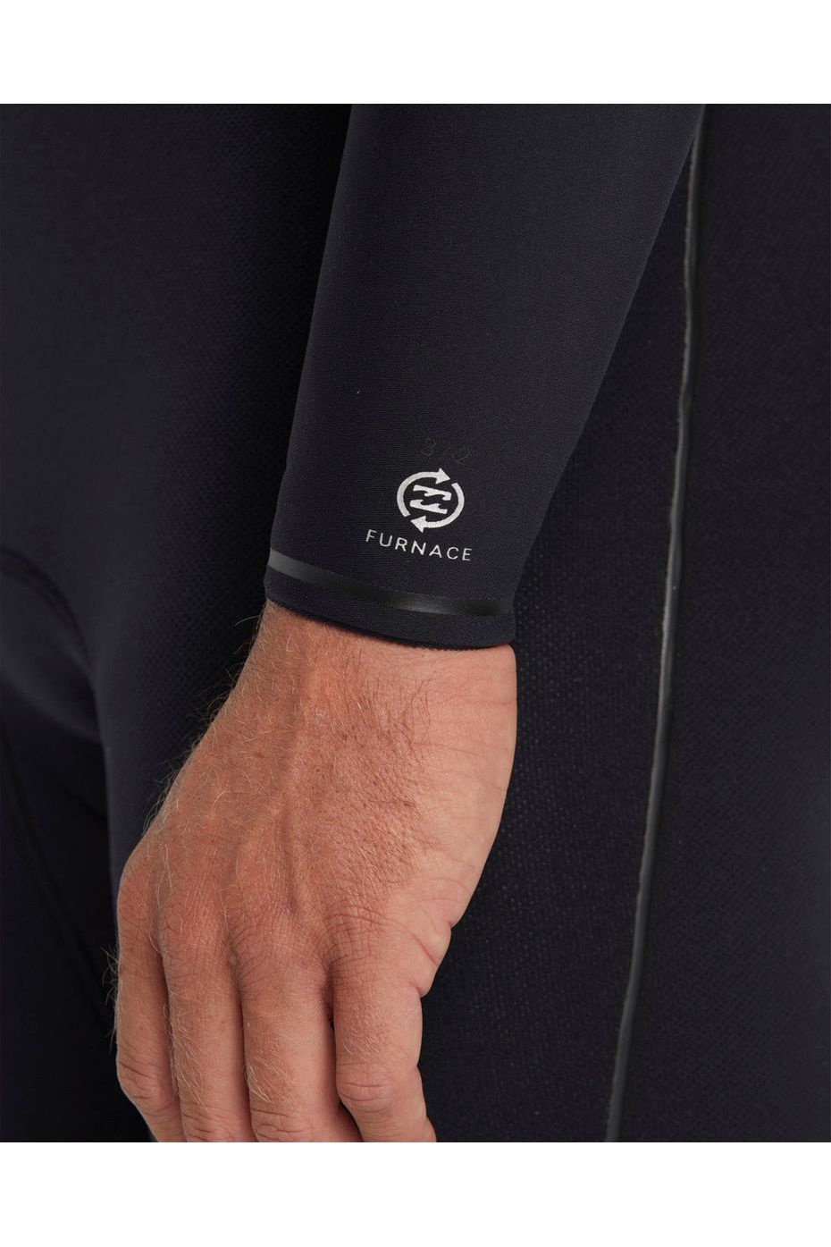 Billabong 4/3 Furnace Natural Chest Zip Wetsuit Black