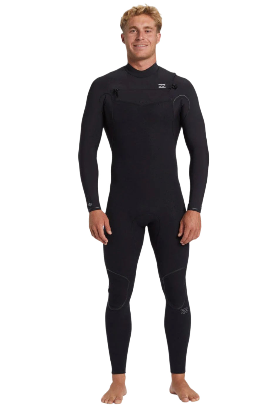 Billabong 4/3 Furnace Natural Chest Zip Wetsuit Black