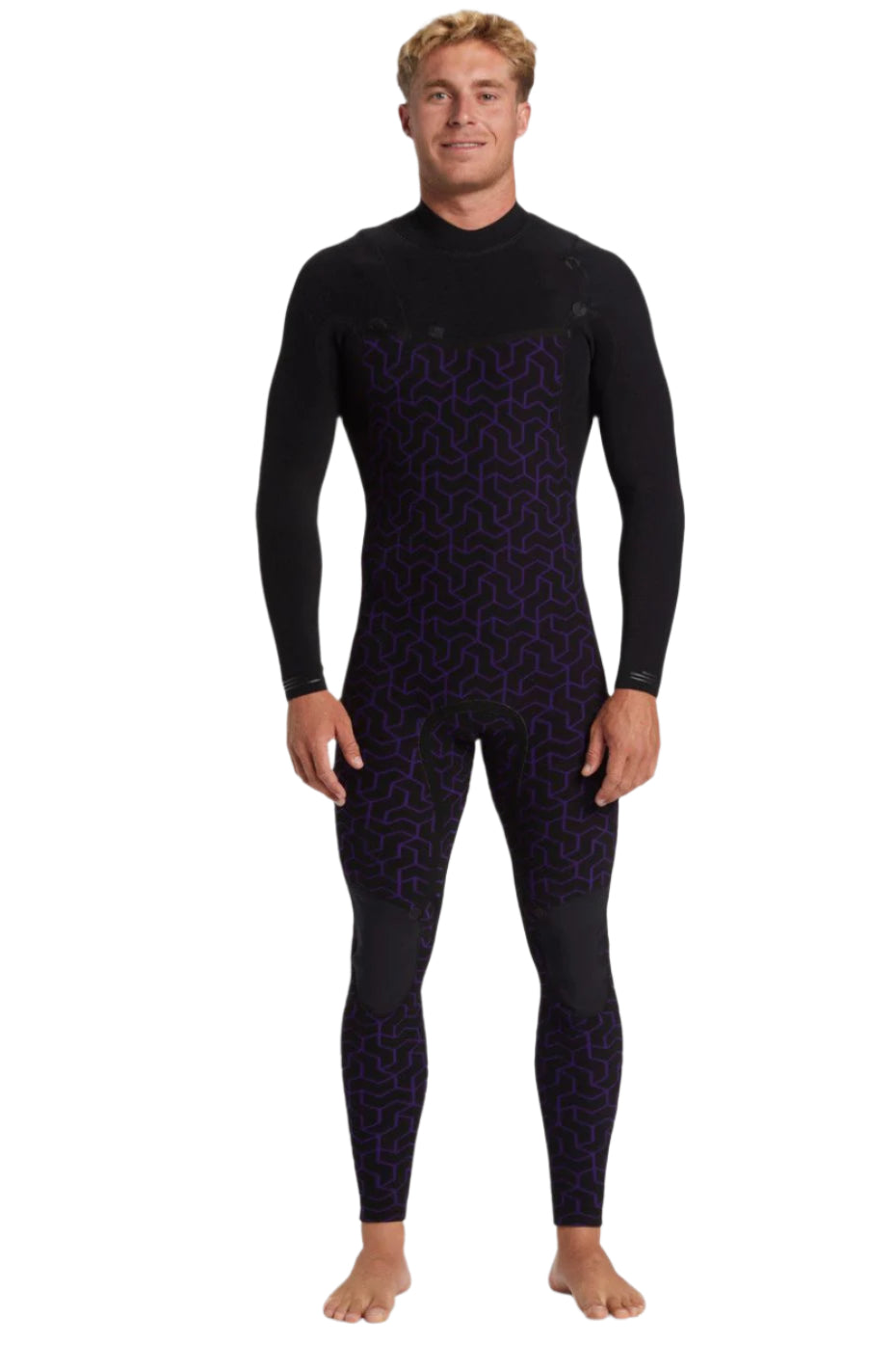 Billabong 4/3 Furnace Natural Chest Zip Wetsuit Black