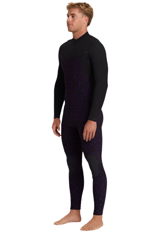 Billabong 4/3 Furnace Natural Chest Zip Wetsuit Black