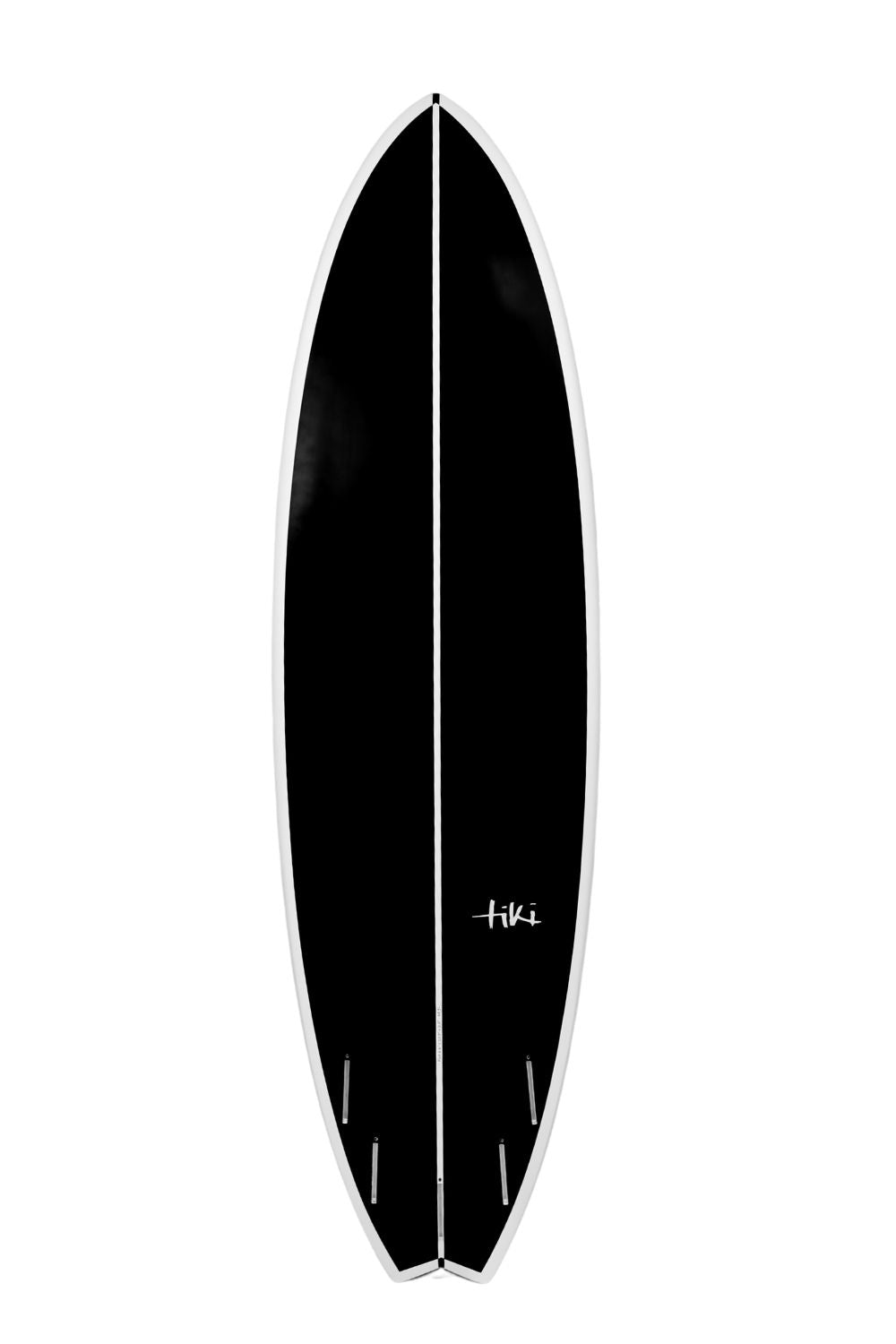 Tiki Evolution Amp'd X Fish Surfboard Black-White