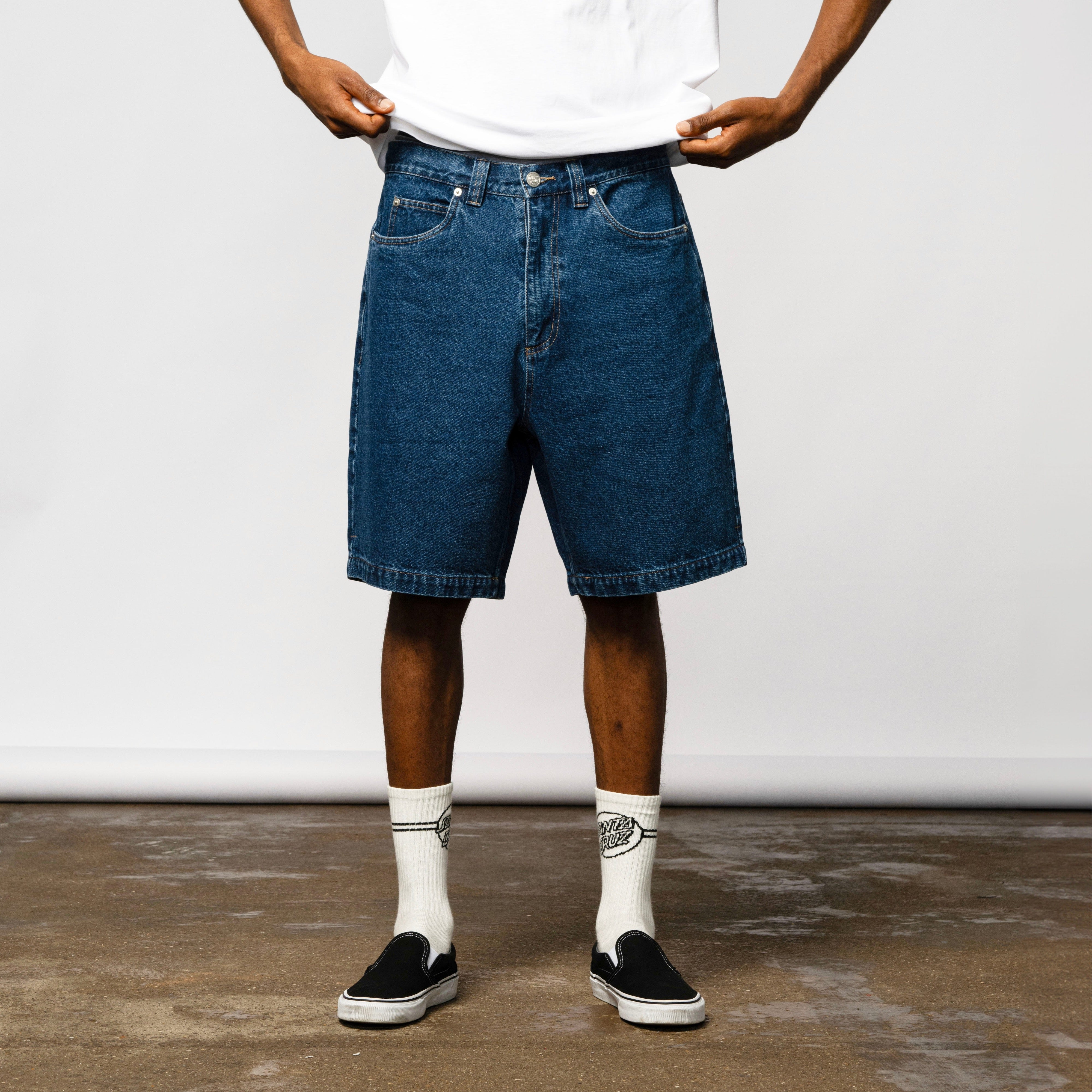 Santa Cruz Mens Big Shorts Classic Blue