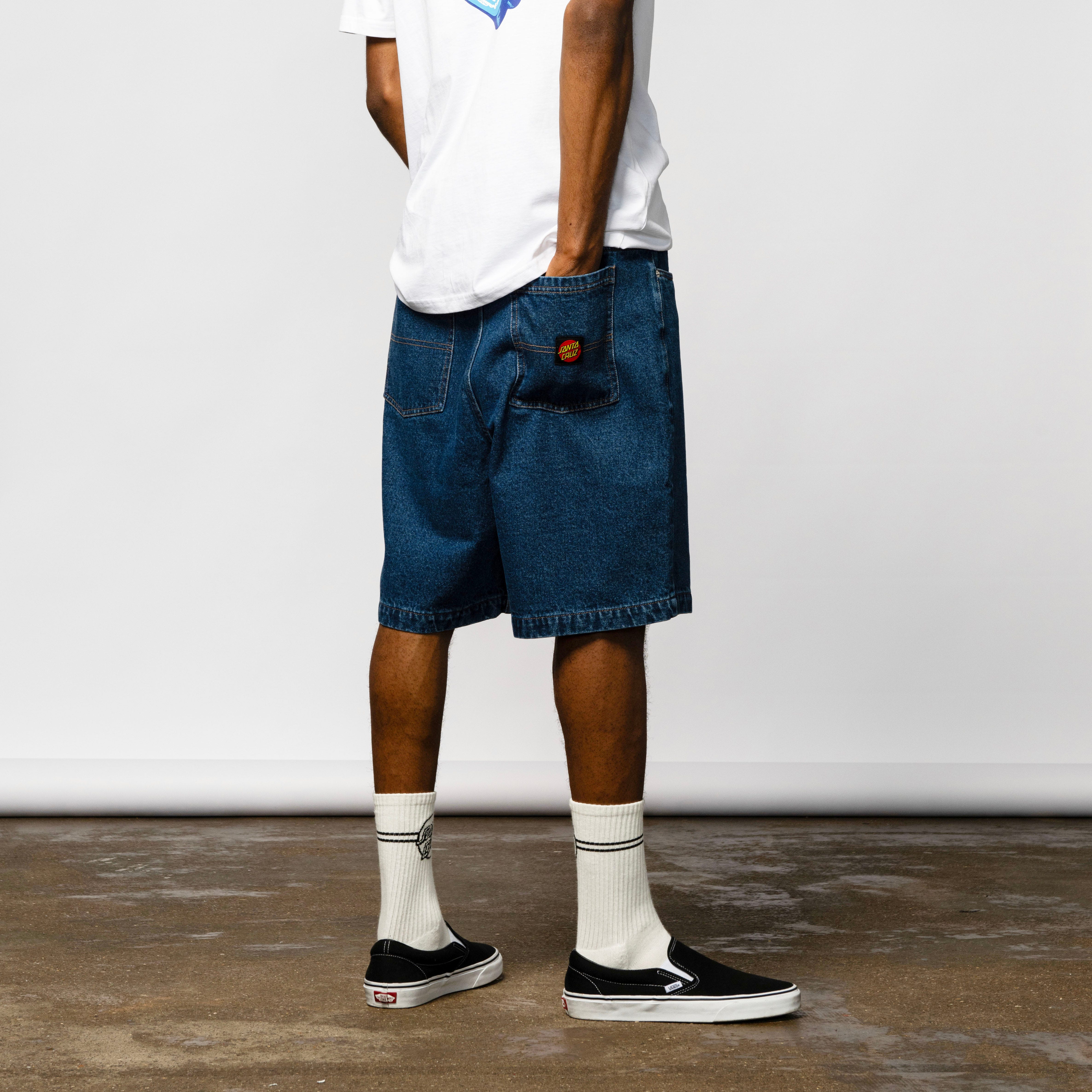 Santa Cruz Mens Big Shorts Classic Blue