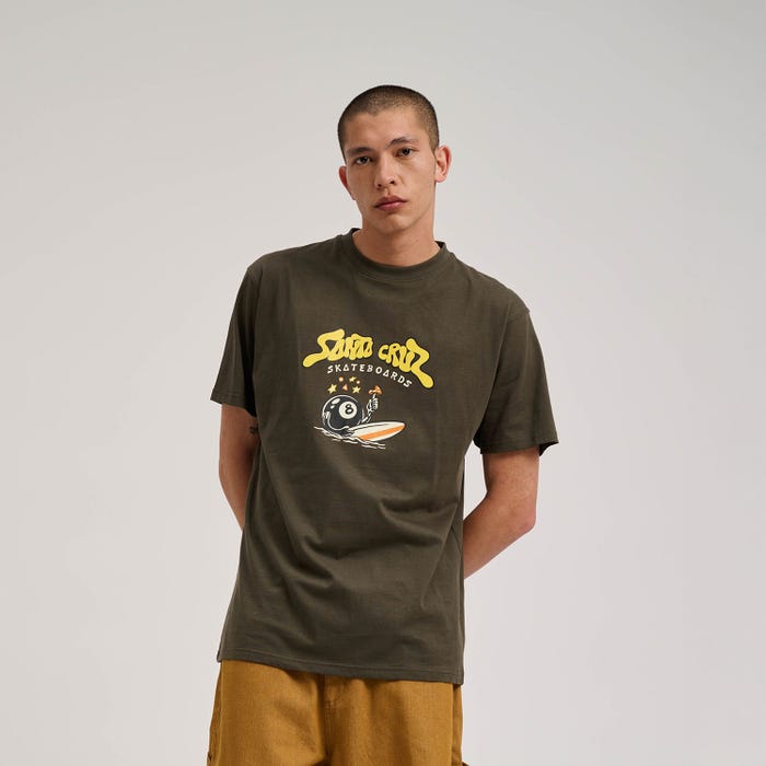 Santa Cruz Winkowski Surf Front T-Shirt Washed Black