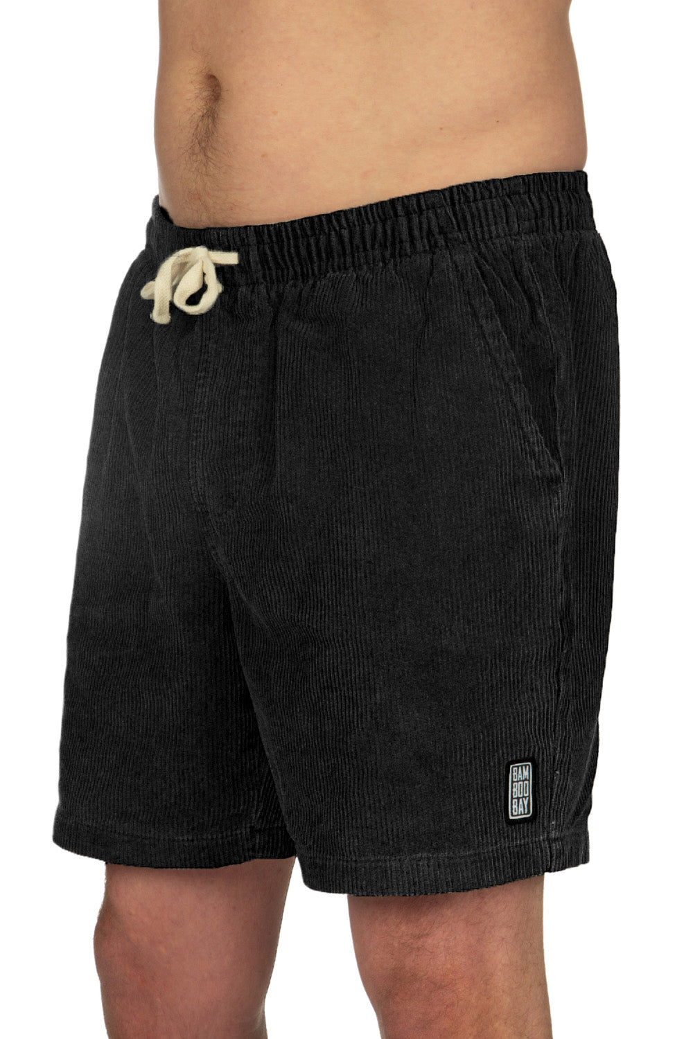 BamBooBay Chill Cord Shorts Black
