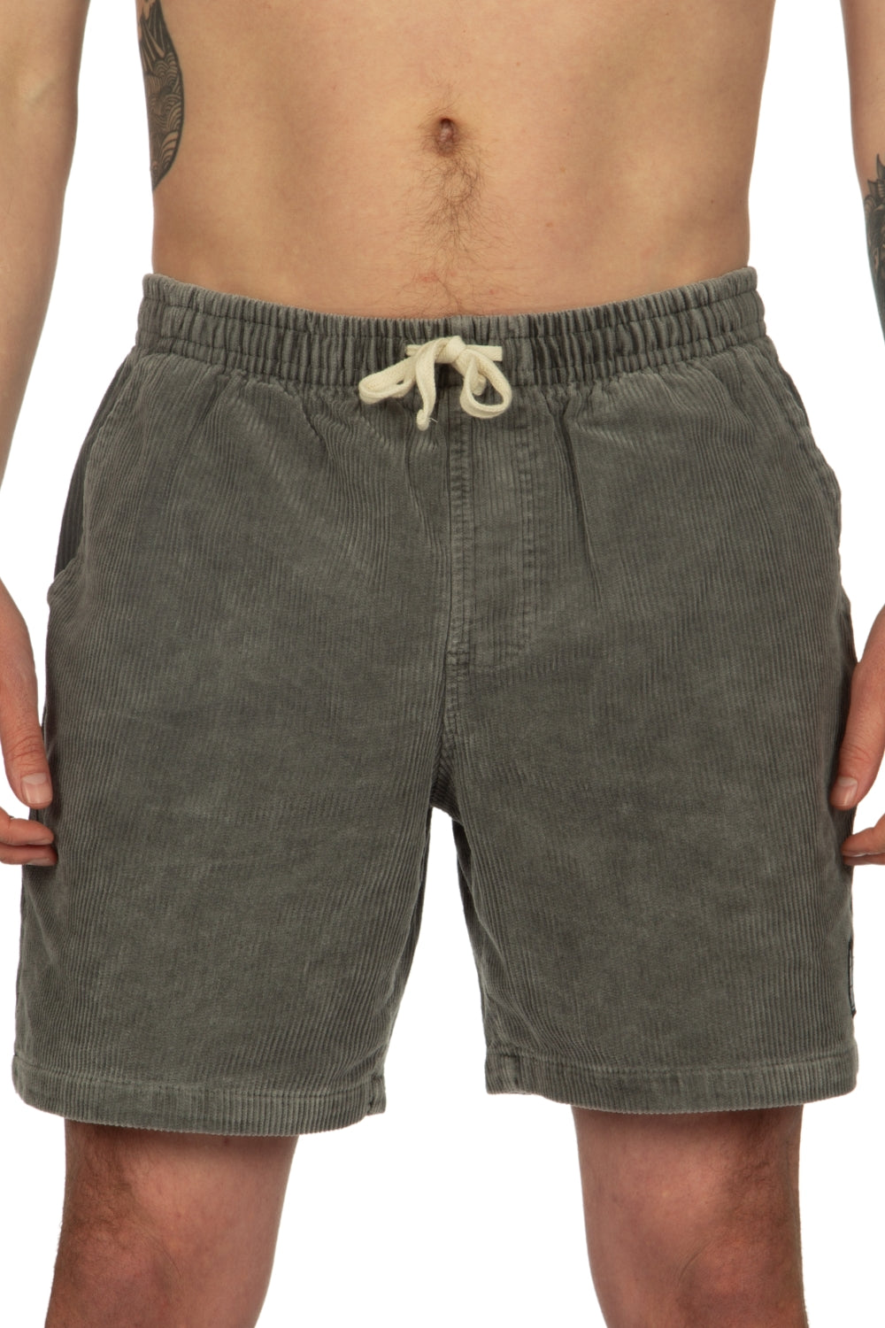 BamBooBay Chill Cord Shorts Grey