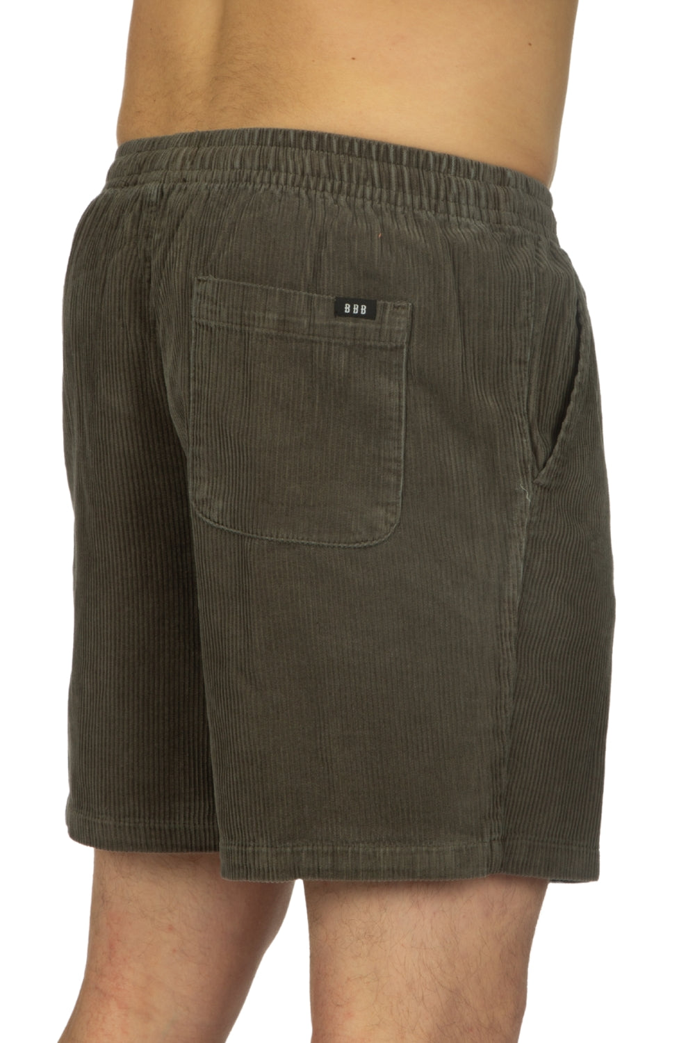 BamBooBay Chill Cord Shorts Olive