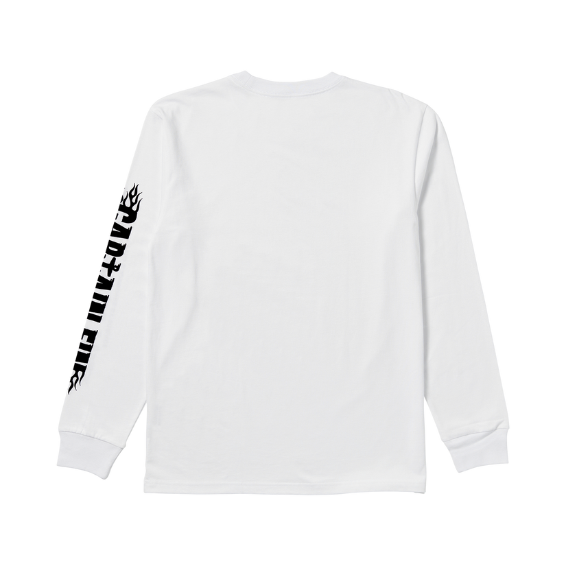 Captain Fin - Fin Flame Long Sleeve White