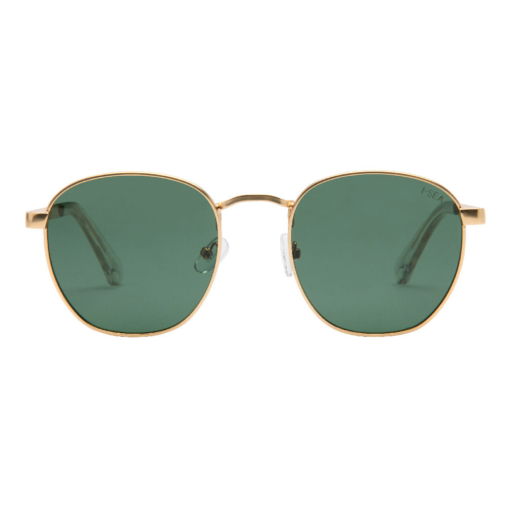 I-Sea Cooper Sunglasses Gold/Green Polarised Lens