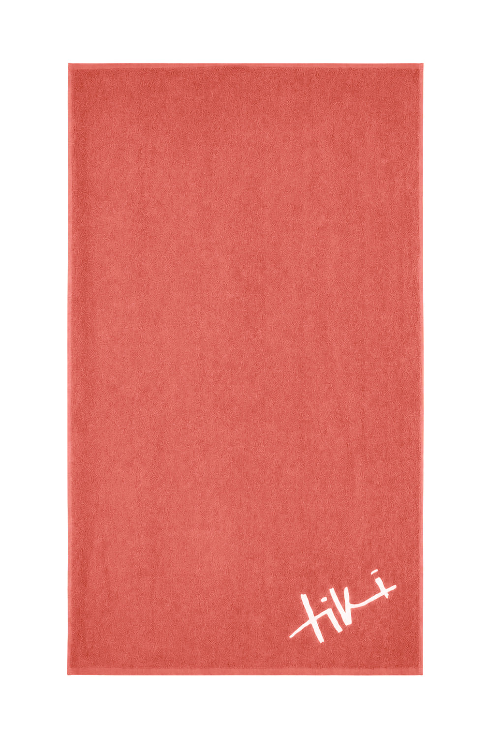 Tiki Beach Towel Coral