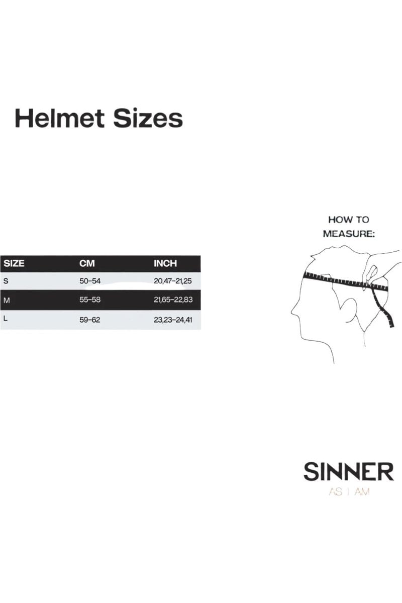 Sinner Crest Helmet Matte Black
