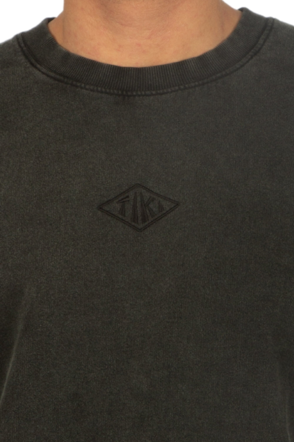 Tiki Diamond Crew Grey Wash