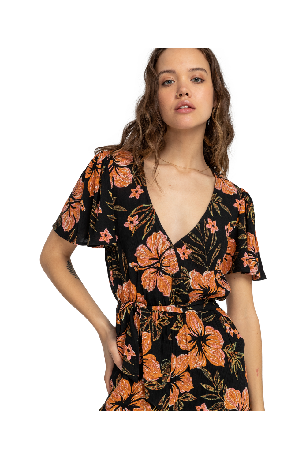 Billabong I Feel Love Jumpsuit Black Sands