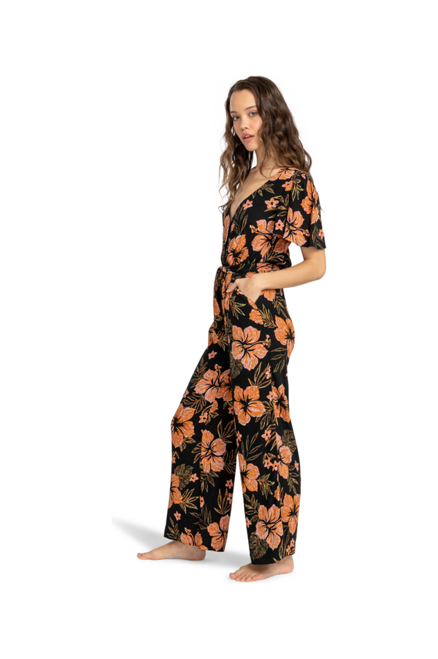 Billabong I Feel Love Jumpsuit Black Sands