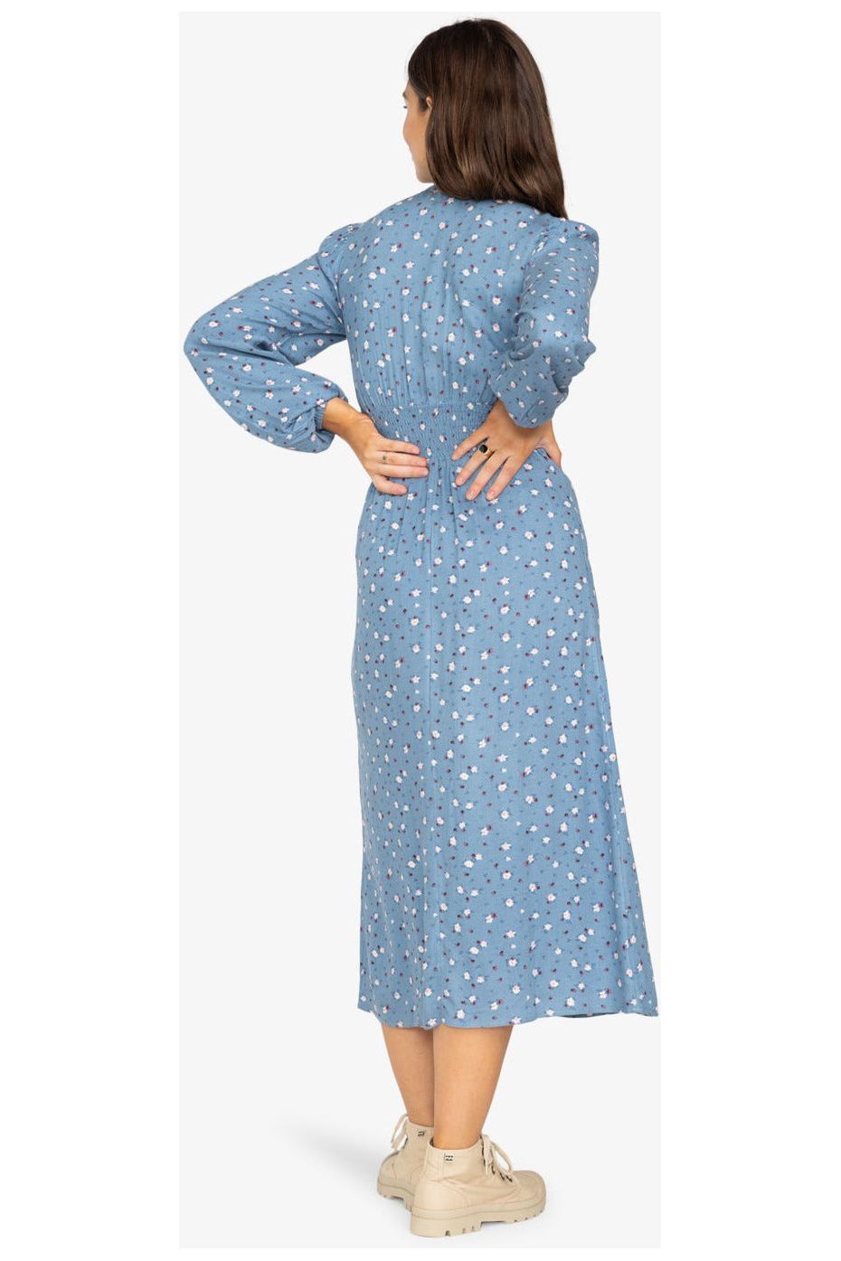 Billabong Cool Night Blue Shadow Dress Blue