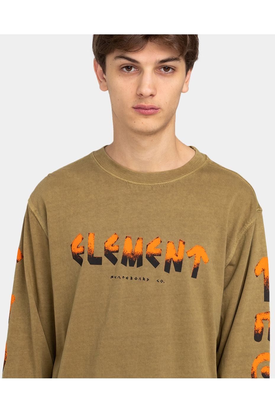 Element Runes Long Sleeve T-Shirt Dull Gold
