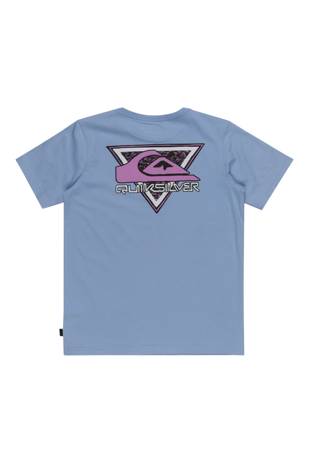 Quiksilver Take Us Back Logo Short Sleeve T-Shirt Youth Hydrangea