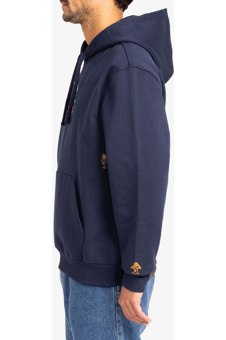 Rvca Scorched Lands Hoodie Navy