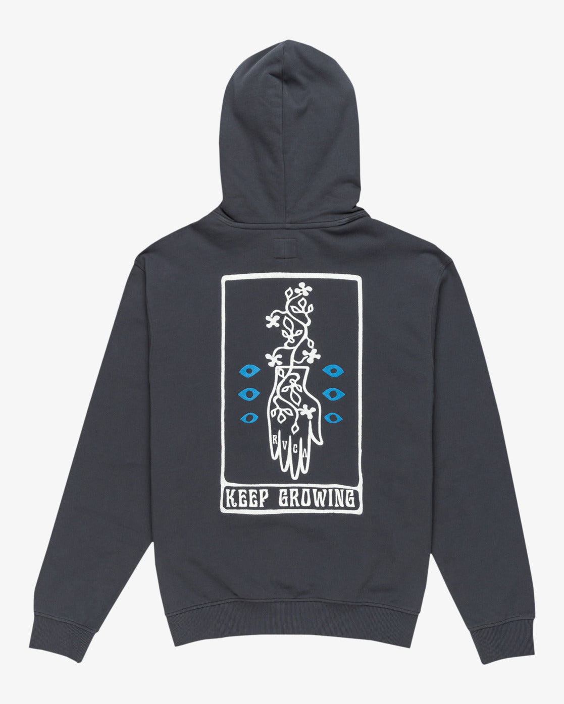 RVCA Keep Growing Hoody Garage Blue