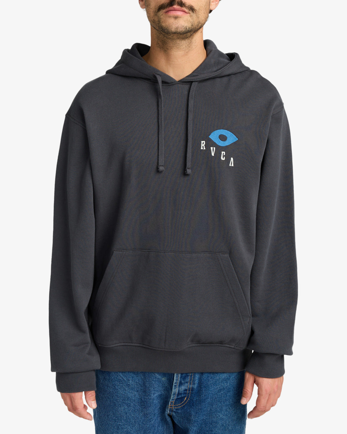 RVCA Keep Growing Hoody Garage Blue