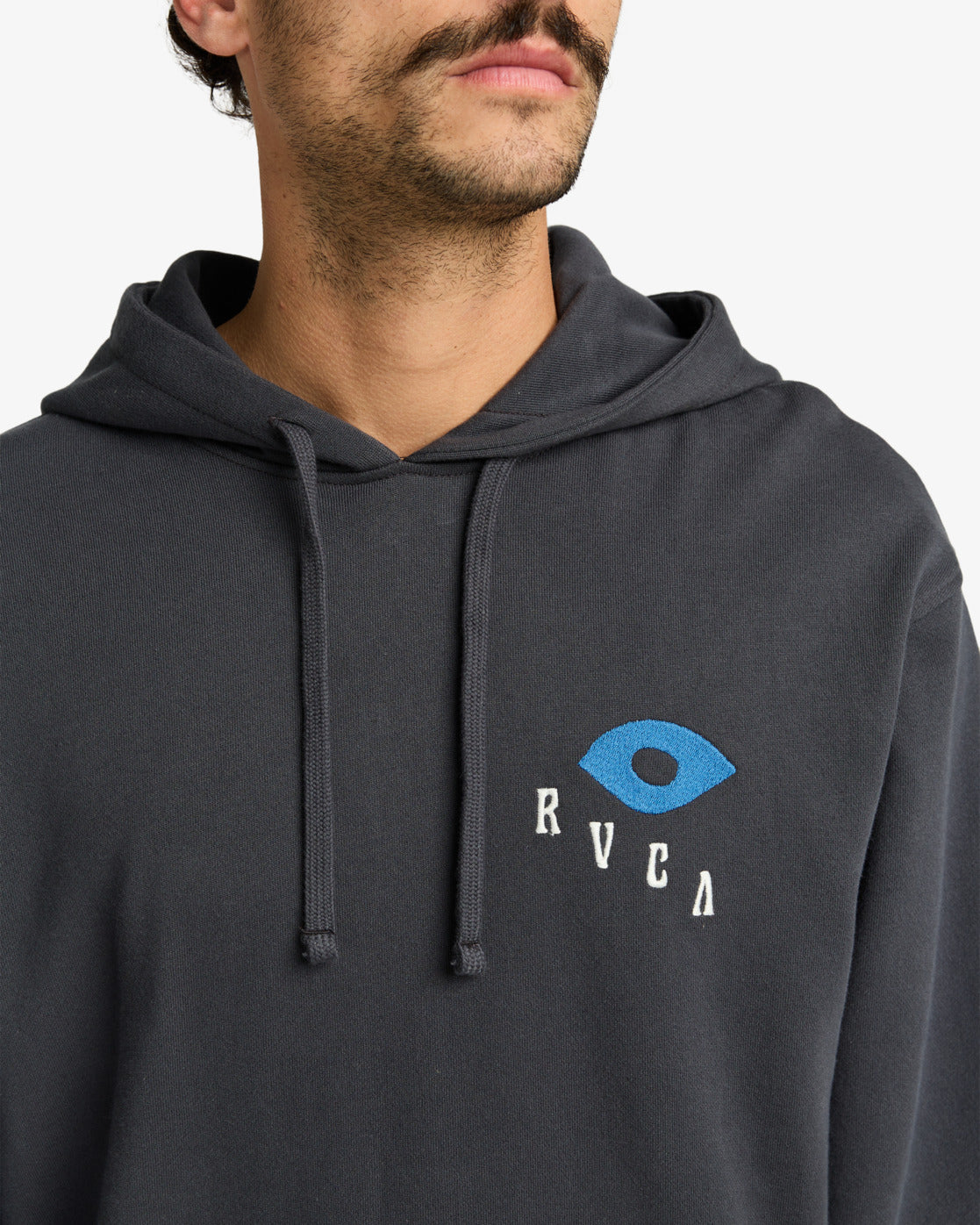 RVCA Keep Growing Hoody Garage Blue