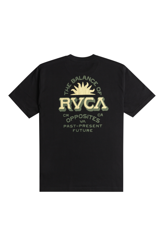RVCA Type Set Short Sleeve Tee Black