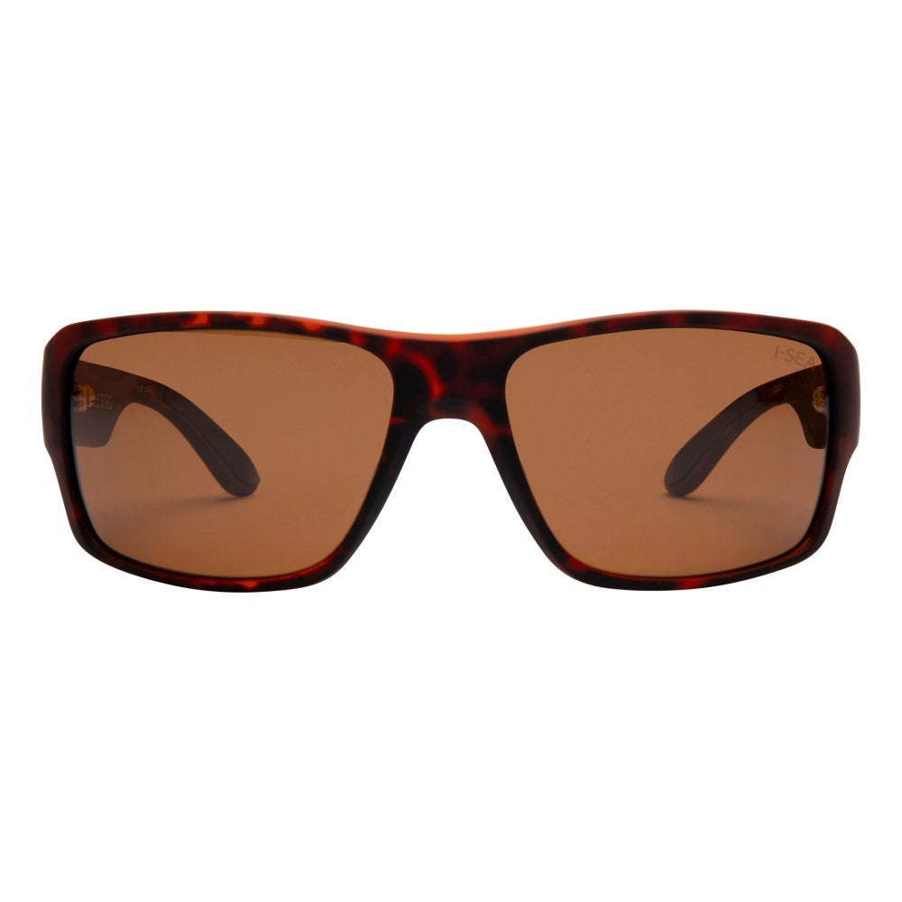 I-Sea Freebird Sunglasses Tort Rubber Brown Polarized