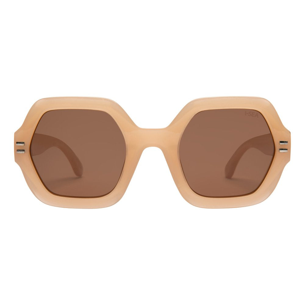 I-Sea Soni Sunglasses Vanilla Brown Polarized Lens