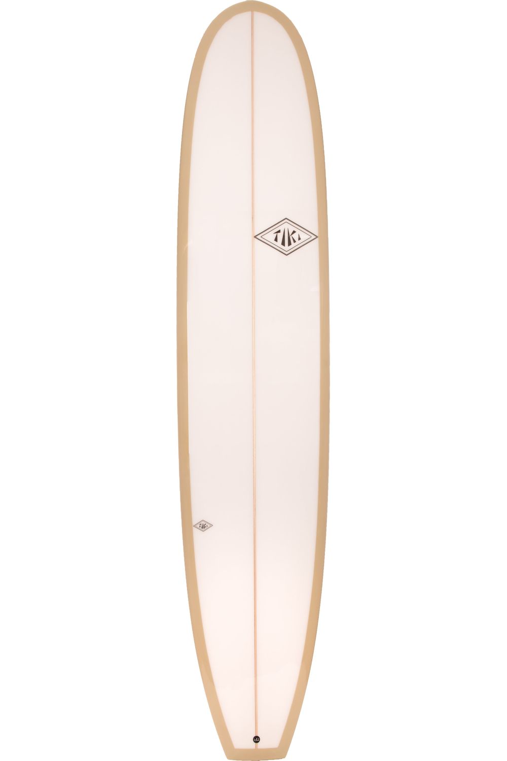 Tiki Custom Surfboard - 9'6 Totem Mal - Marshmallow & White