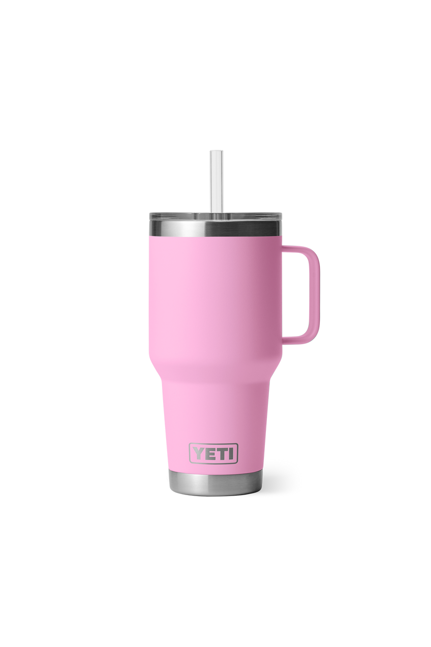 Yeti Rambler 35oz Straw Mug Power Pink