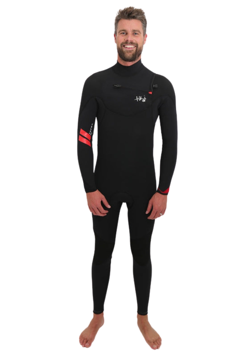 Tiki Mens Zepha2 4/3 Wetsuit GBS With Chest Zip