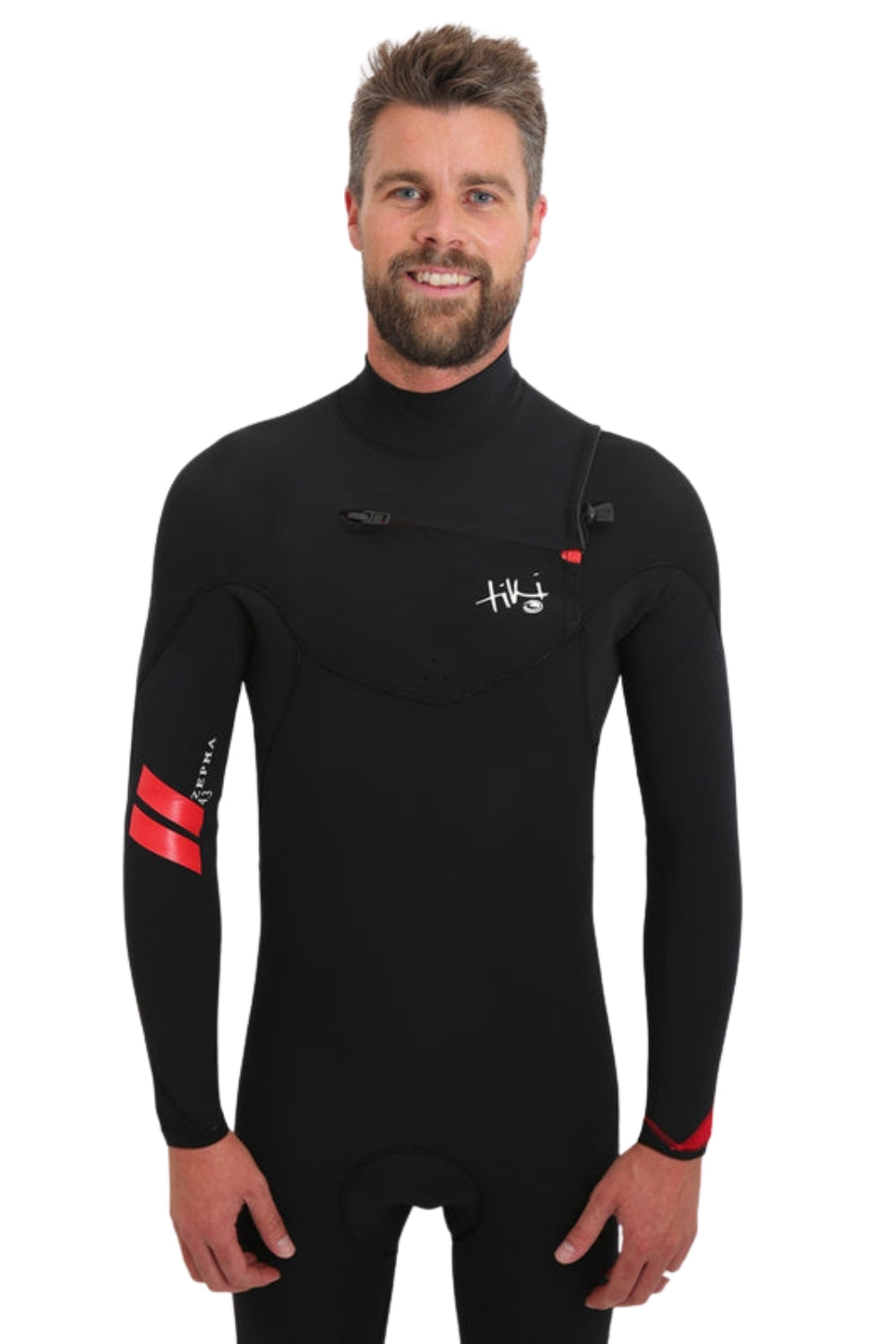Tiki Mens Zepha2 4/3 Wetsuit GBS With Chest Zip