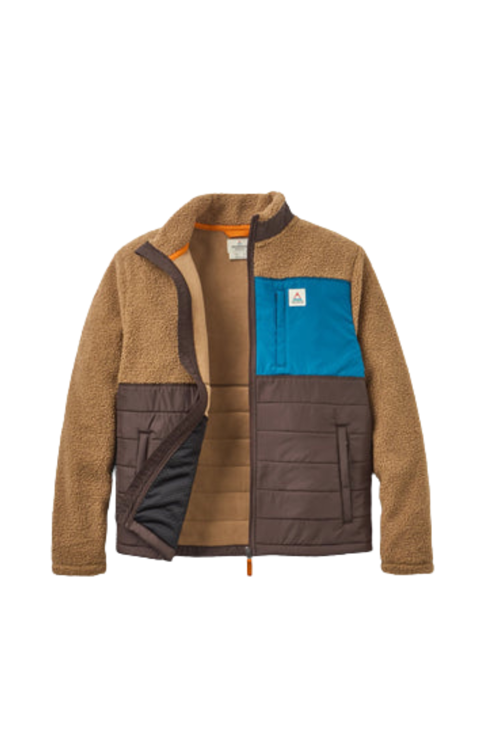 Passenger Born Explorer Recycled Polar-Lined Sherpa Fleece Caramel Espresso