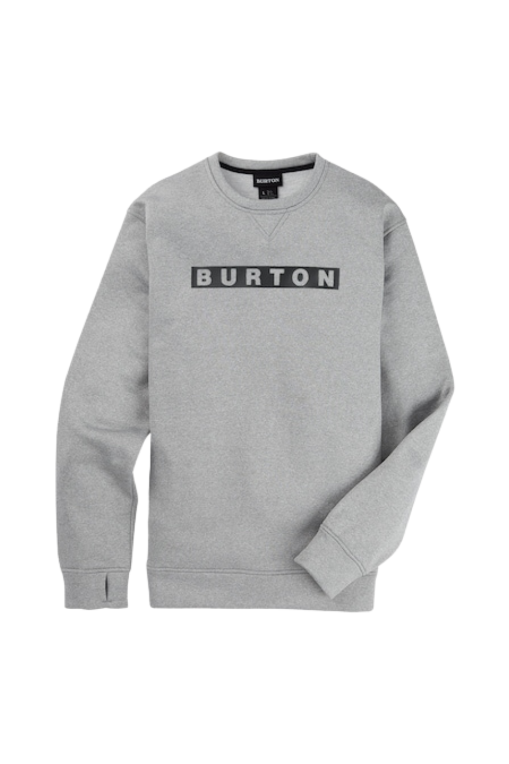 Burton Mens Oak Pullover Crewneck Gray Heather