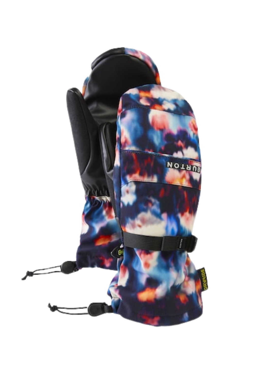 Burton Womens Profile Snow Mittens Floral Blur