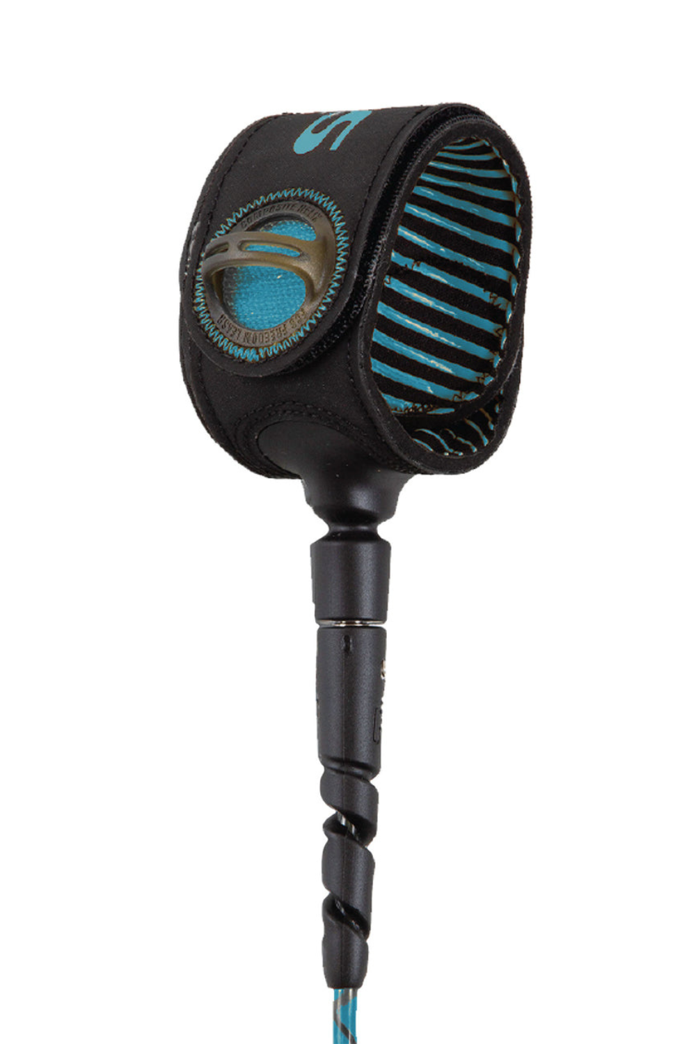 FCS Freedom Helix 7 All Round Leash Tranquil Blue/Black