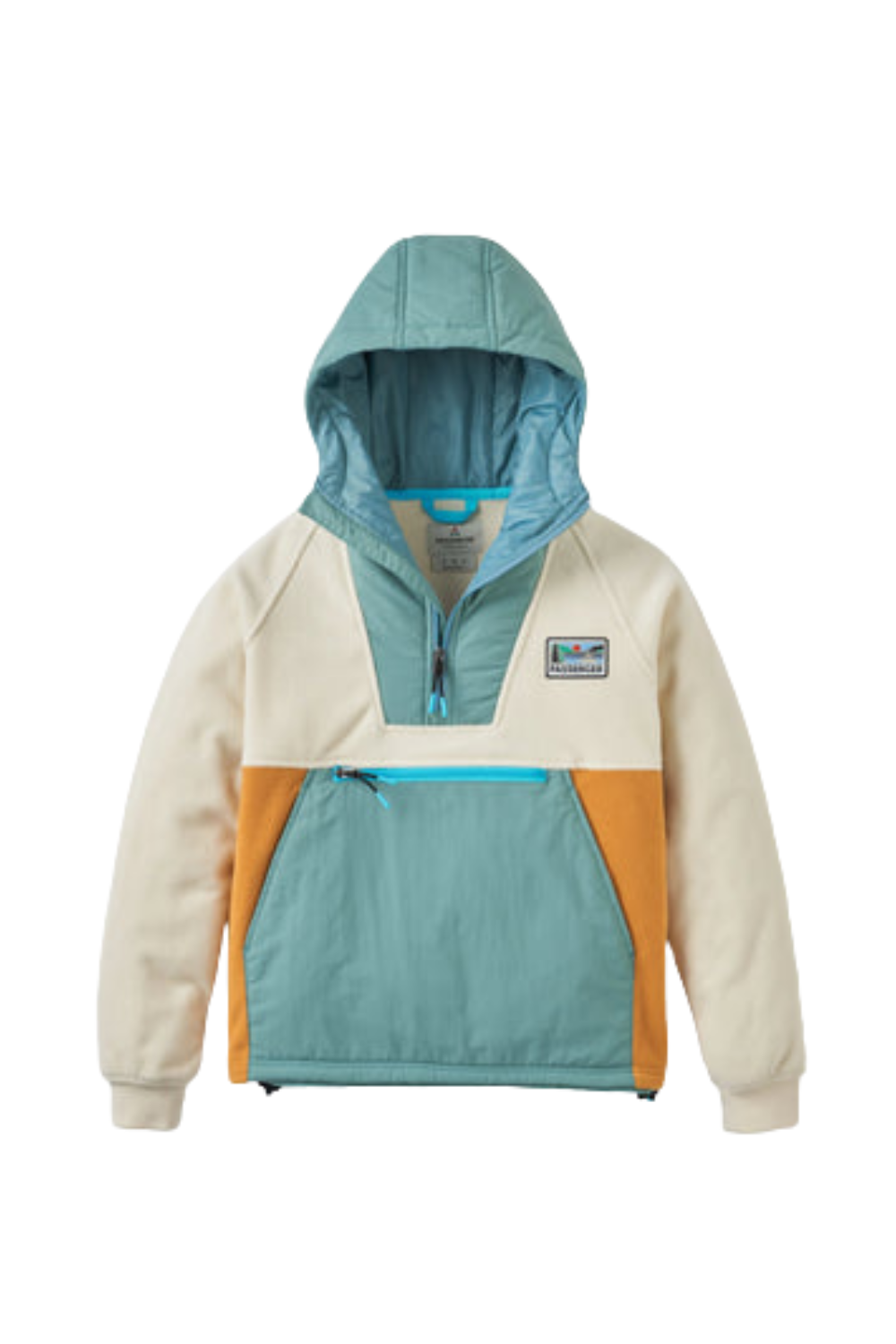 Passenger Alexander Recycled Hooded Polar Fleece Birch