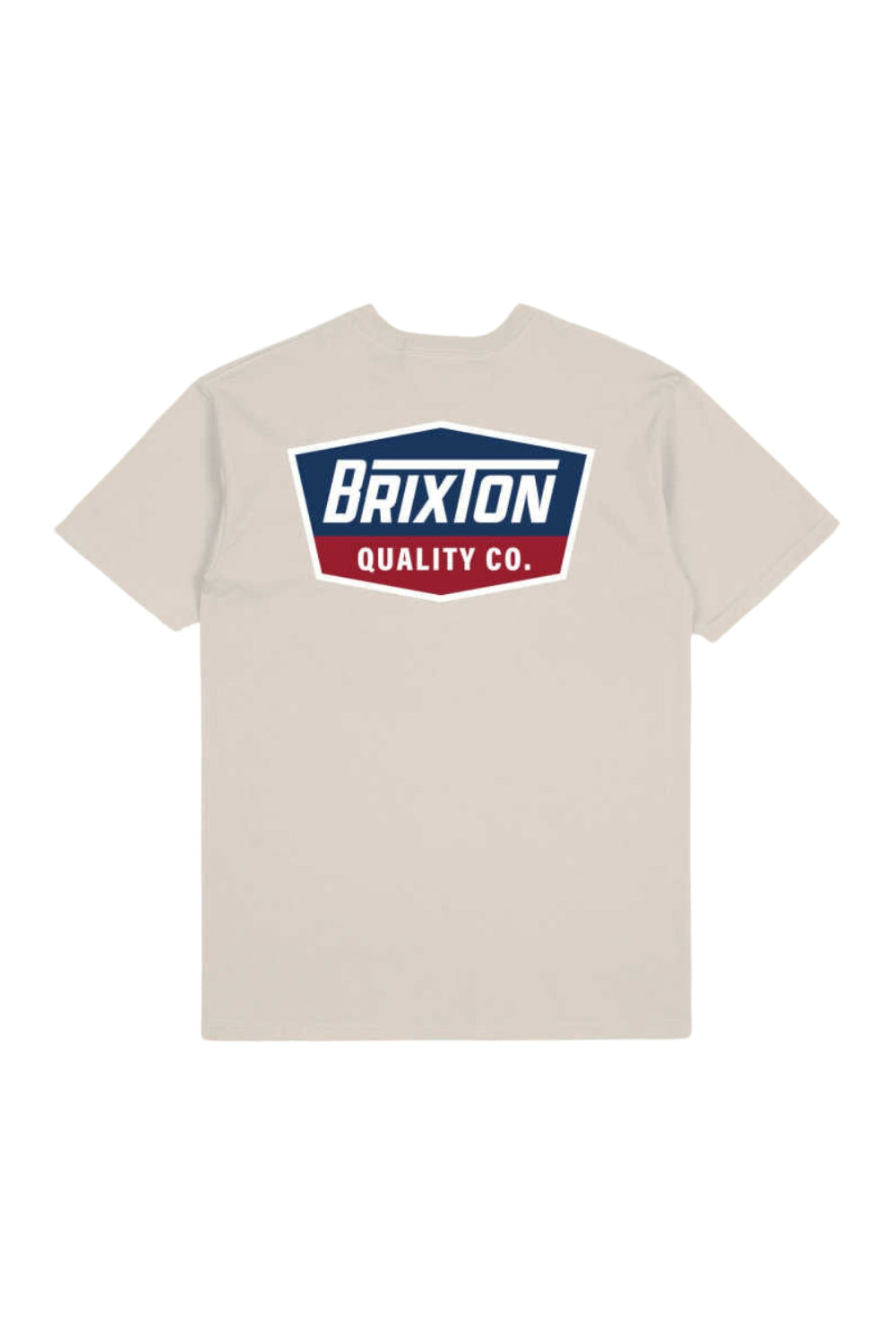 Brixton Regal Short Sleeve Standard T-Shirt Cream/Navy