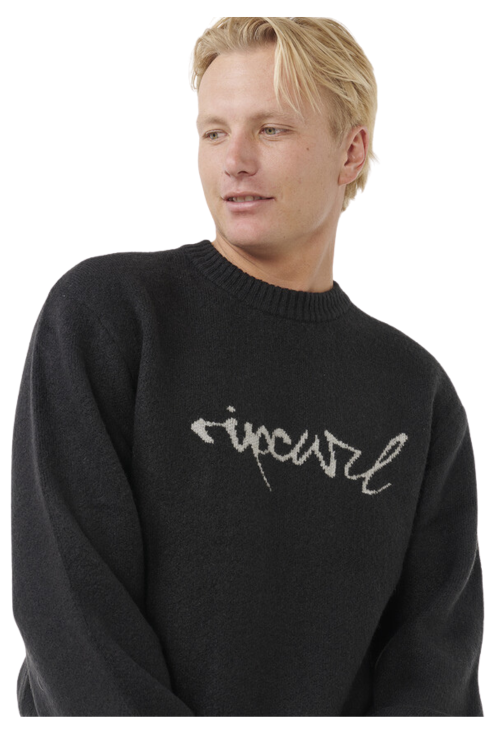 Rip Curl Medina Script Crew Black