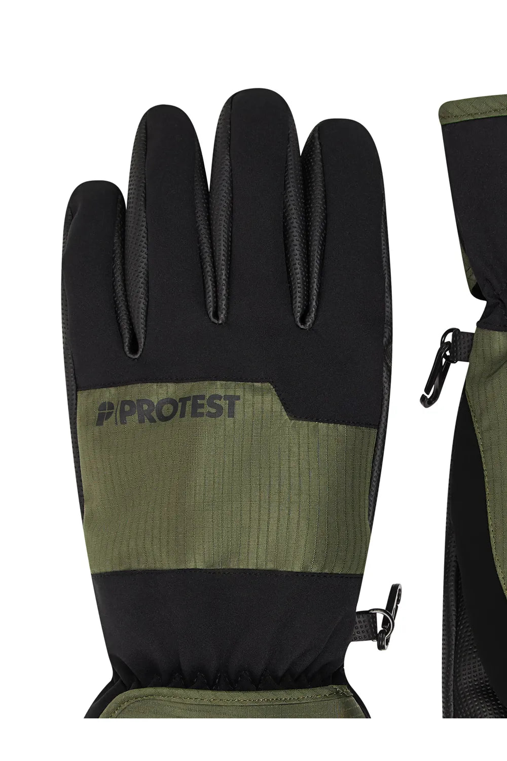 Protest Razor Snow Gloves Thyme