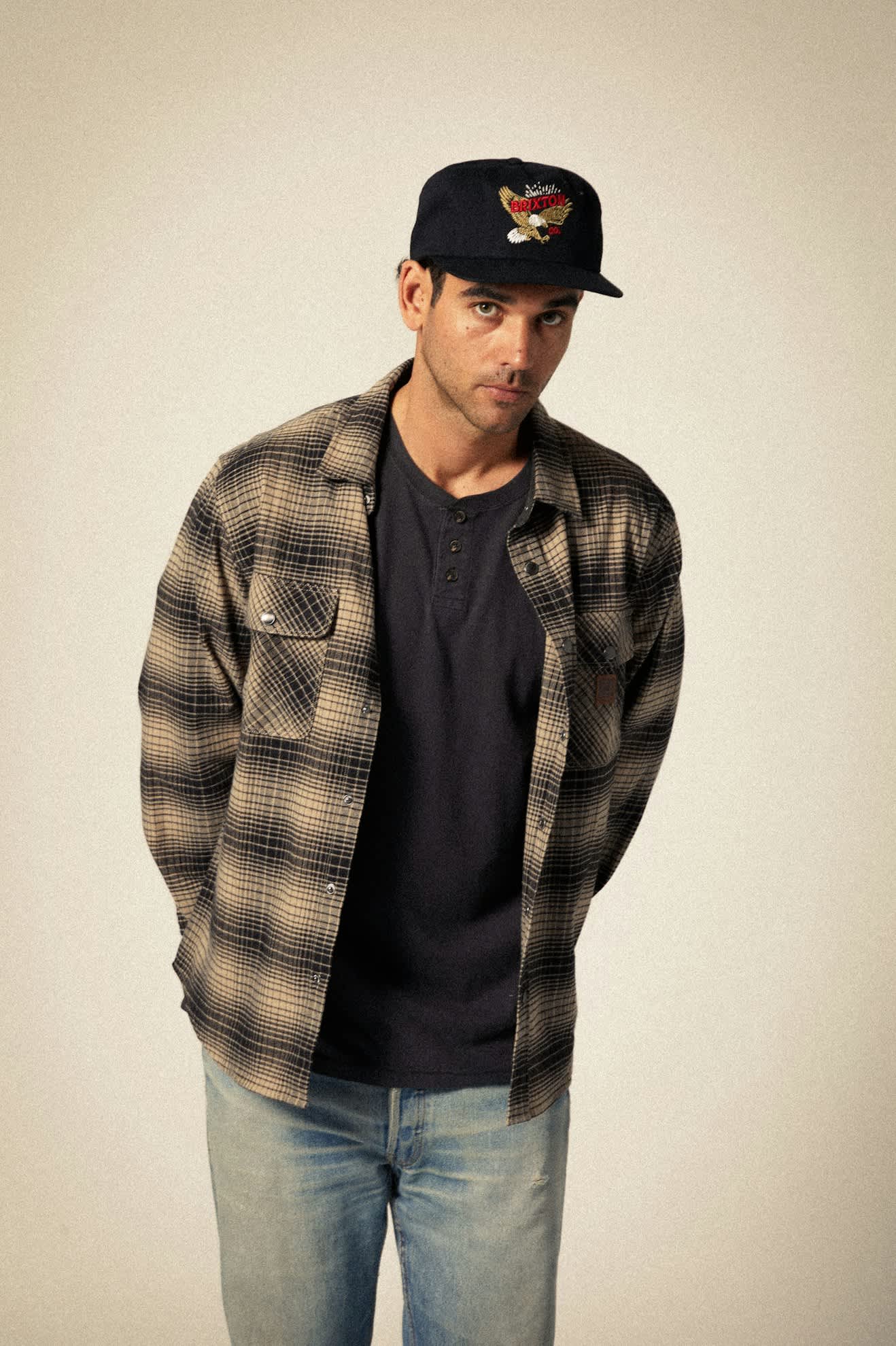 Brixton Keller Mp Snapback Cap Black